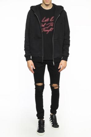 Sweatshirt with decorative holes, zdjęcie 2 Sweatshirt with decorative holes od Amiri